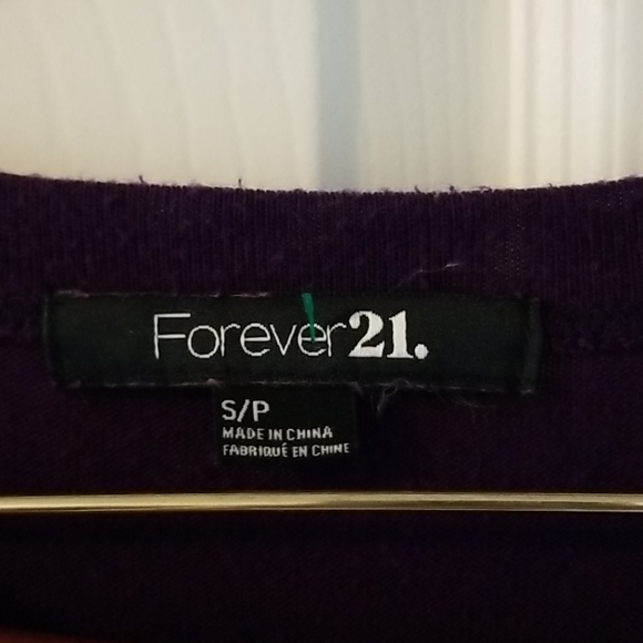 Deep purple mini sweater dress - Picture 4 of 4